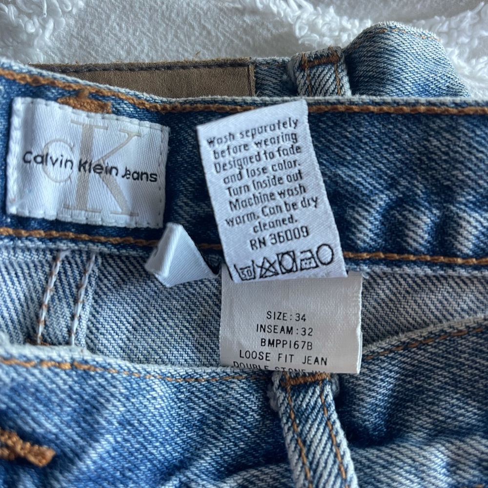 Vintage Calvin Klein Jeans size 34 - Picture 8 of 11